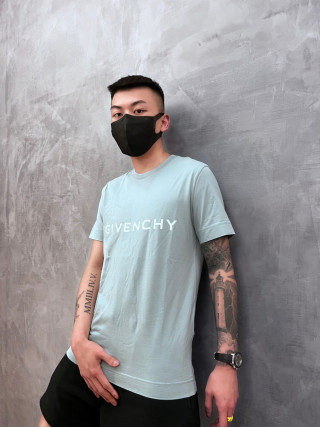 GIVENCHY 文字短袖(寶寶藍)