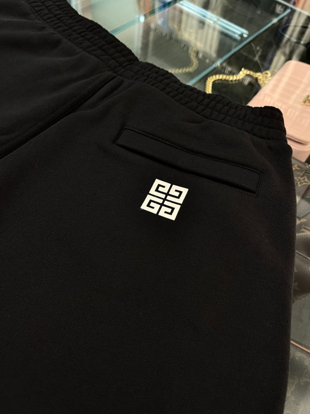 GIVENCHY 印花文字短褲(黑)