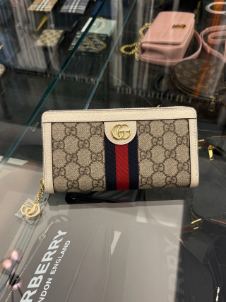 Gucci ㄇ字拉鍊長夾