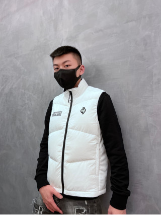 Le Coq Sportif 馬甲背心(白)