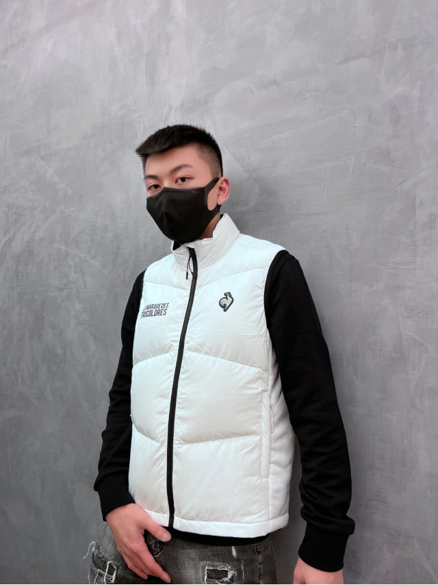 Le Coq Sportif 馬甲背心(白)