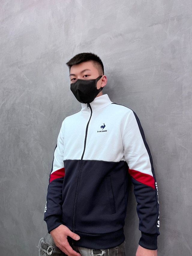 Le Coq Sportif 立領外套(藏藍)