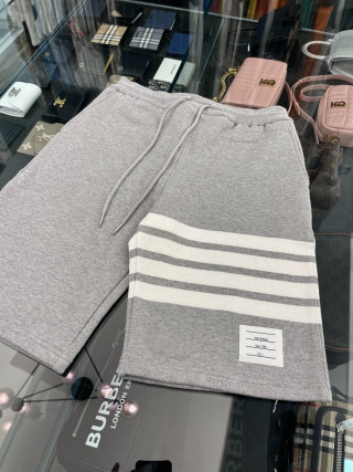 Thom Browne 經典四線短褲(灰) 