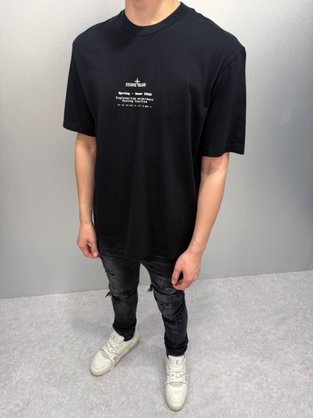 STONE ISLAND石頭島破壞羅盤短袖