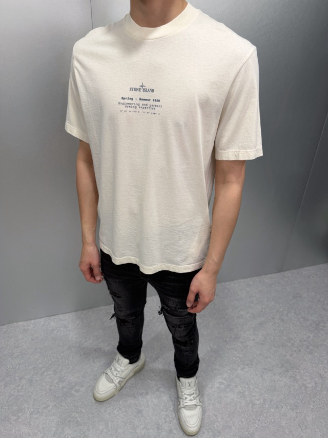STONE ISLAND石頭島破壞羅盤短袖