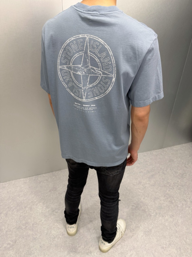STONE ISLAND石頭島破壞羅盤短袖