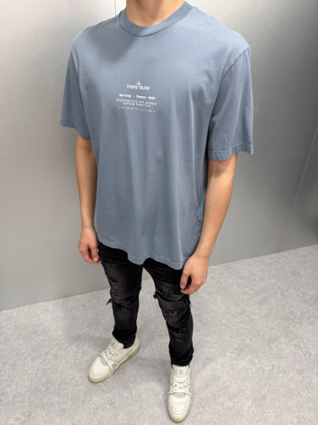 STONE ISLAND石頭島破壞羅盤短袖