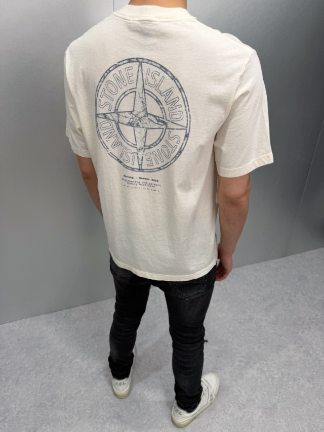 STONE ISLAND石頭島破壞羅盤短袖