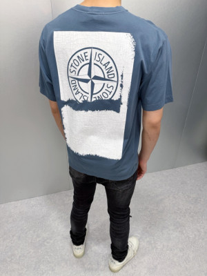 STONE ISLAND 石頭島破壞斑駁短袖