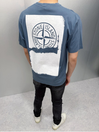 STONE ISLAND 石頭島破壞斑駁短袖