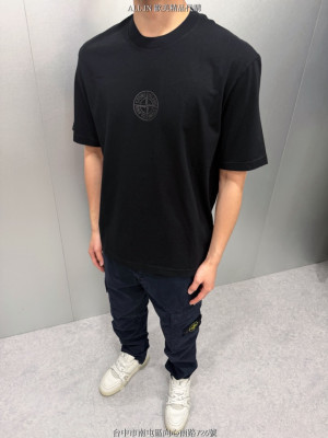 STONE ISLAND Compass 徽標石頭島短袖 80152RC87-V0029