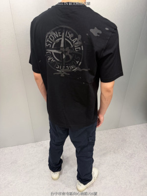 STONE ISLAND Compass 徽標石頭島短袖 80152RC87-V0029