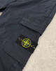 STONE ISLAND石頭島海軍藍羅盤徽章工裝褲