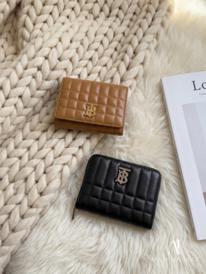 BURBERRY TB格紋短夾 80623761