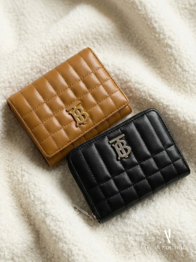 BURBERRY TB格紋短夾 80623761
