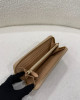 BURBERRY 經典荔枝紋拉鍊長夾｜經典黑｜燕麥杏 80941101